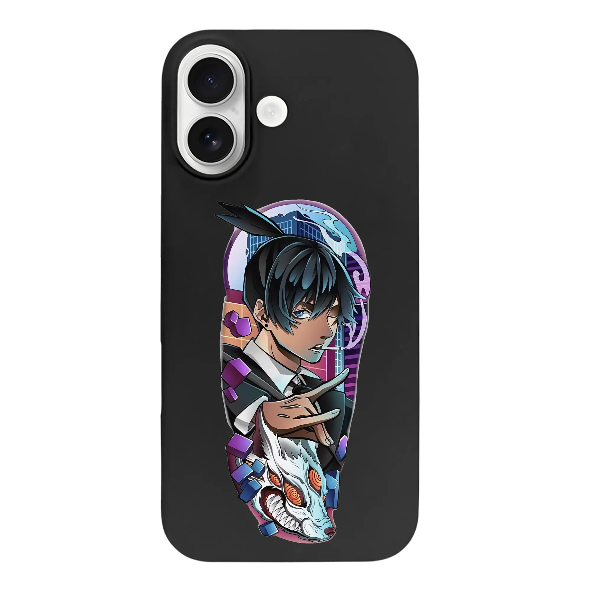 チェンソーマン グッズ,早川アキ - iPhone 17 シリーズ シリコンケース 薄型 耐衝撃 指紋防止 ソフトタッチカバー 精密フィット 傷防止 保護ケース iPhone 17/17 Air/17 Pro/17 Pro Max 対応